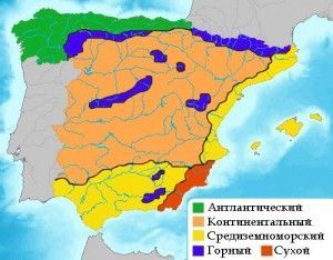 Погода в Испании